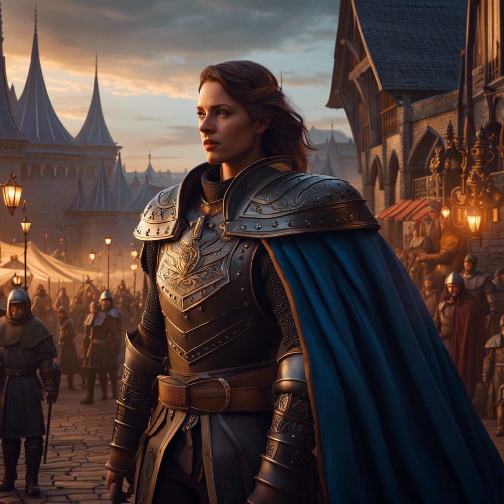 Knight in Shining Armor at Medieval Market