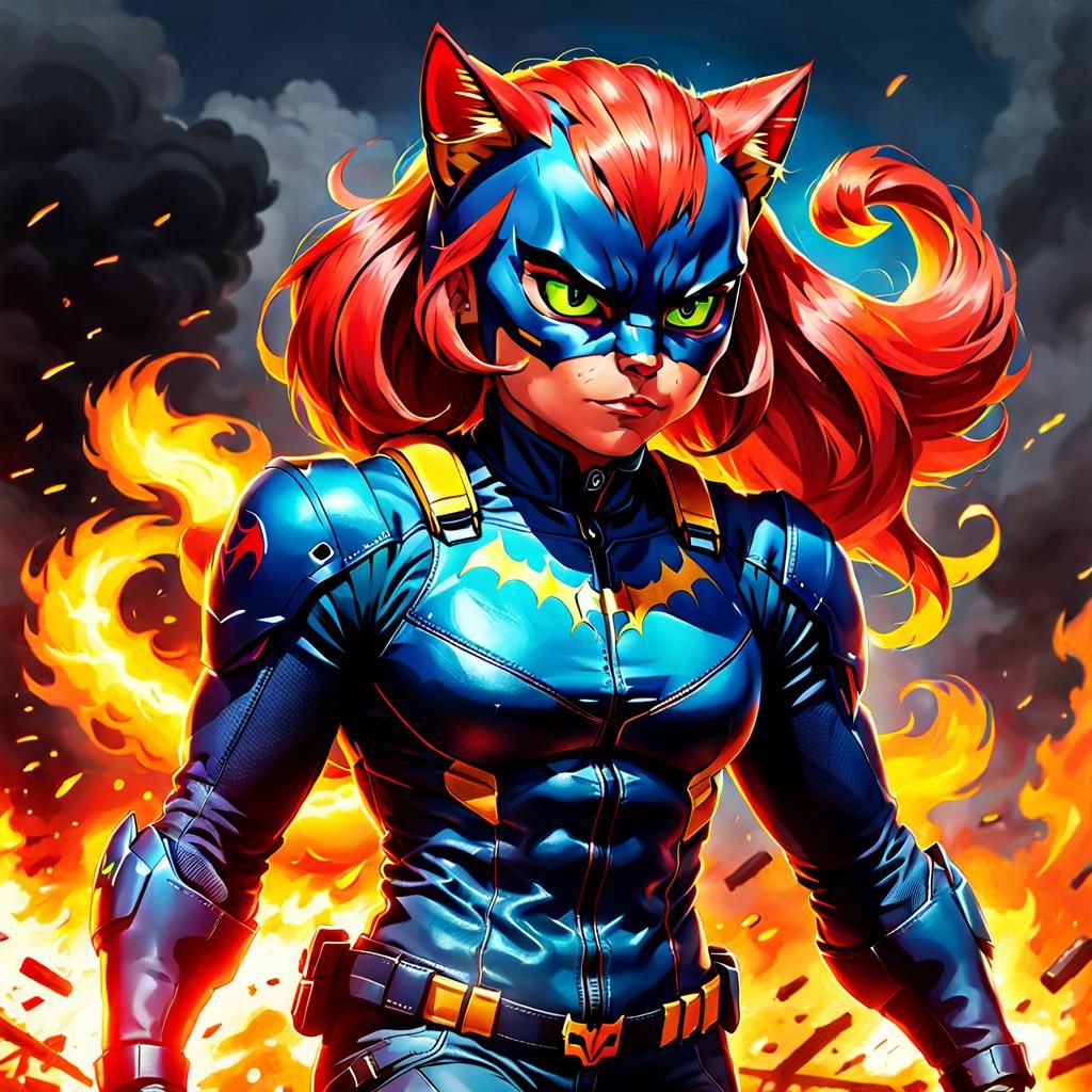AI Generated Hellcat Image