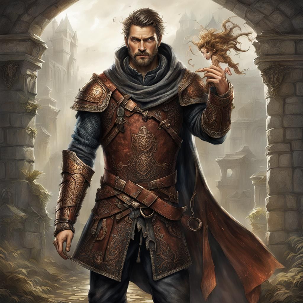 Copper-Haired Adventurer Explores Haunted Dungeon