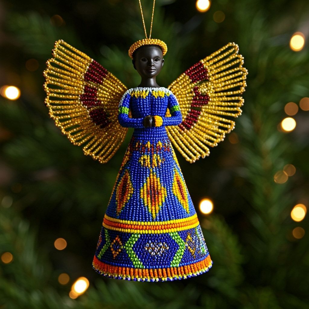 Xhosa Beadwork Christmas Tree Angel