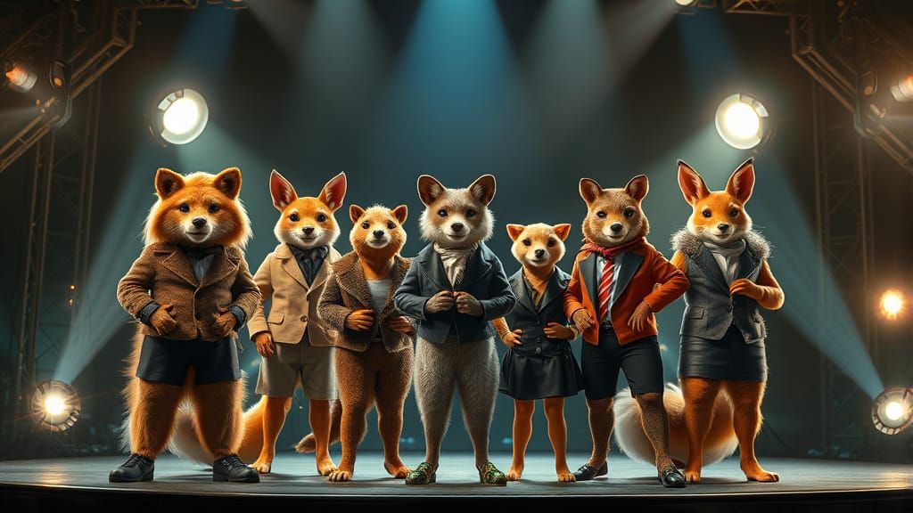 Glamorous Forest Creatures Strike a Pose at Star-Studded Awa...