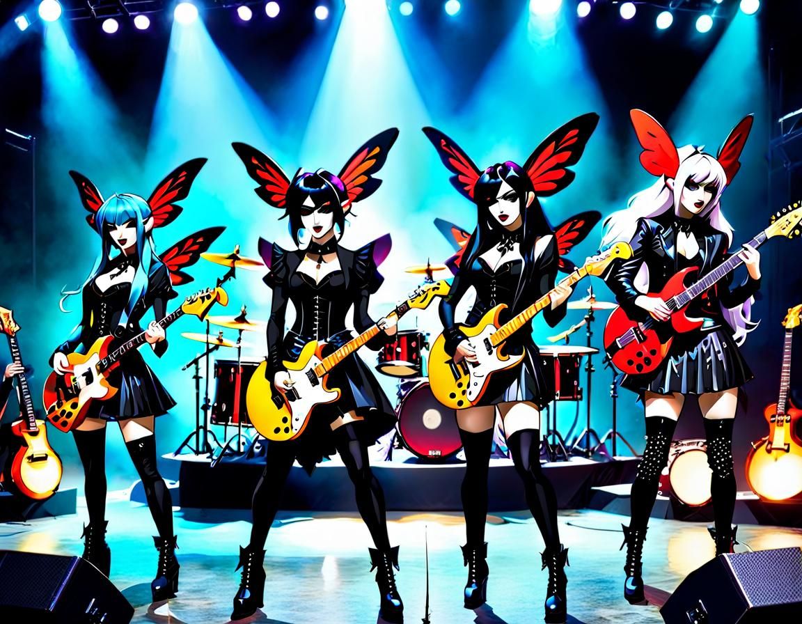 Goth faery metal band