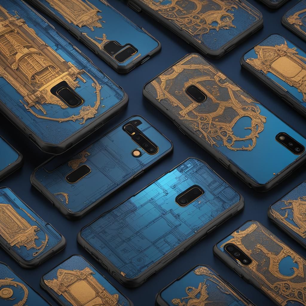 Blueprint for Samsung A20 Phone Case