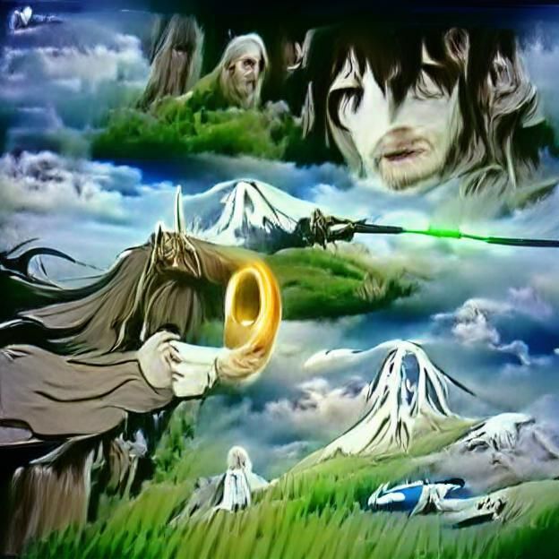 Anime Style Lord of the Rings Characters