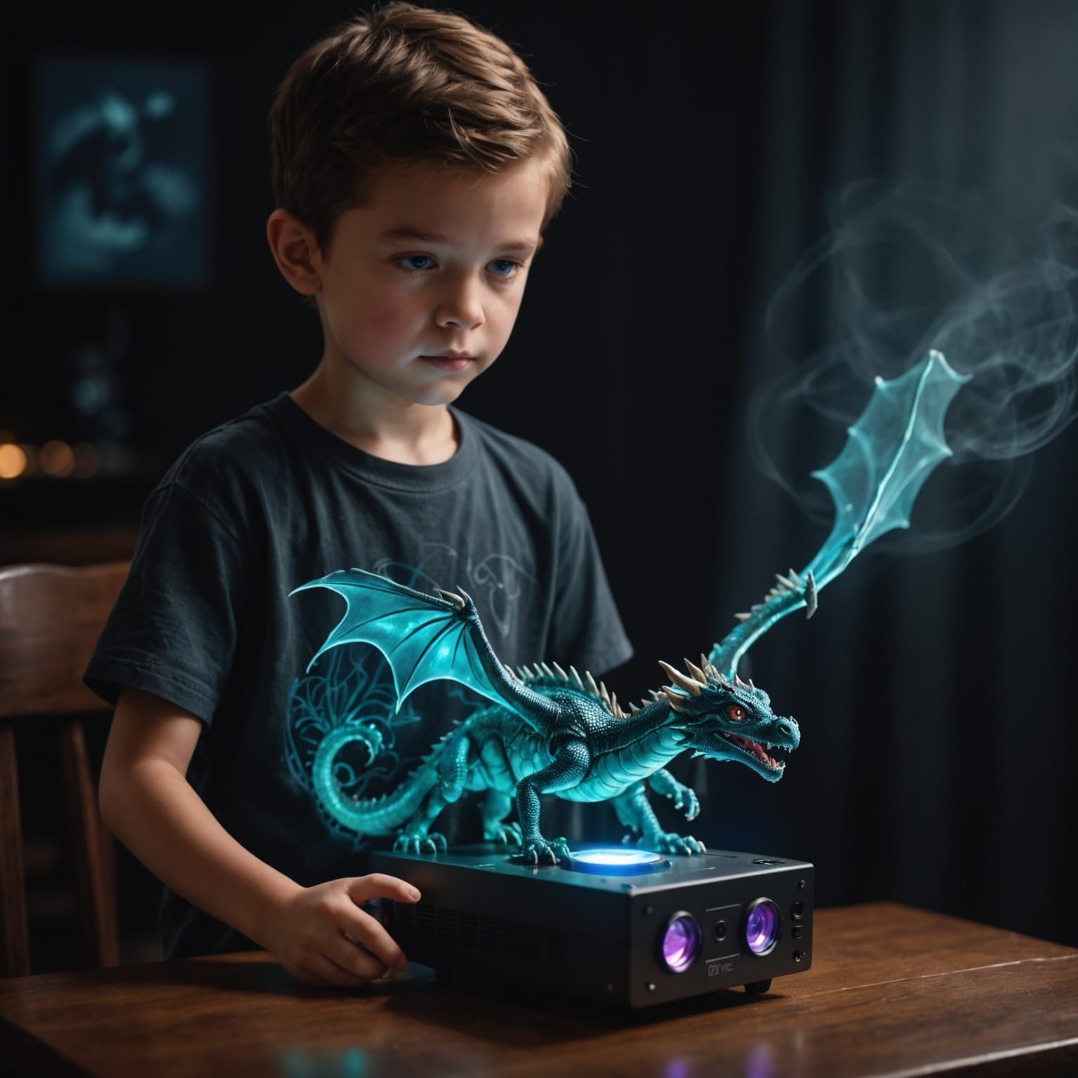 Holographic dragon
