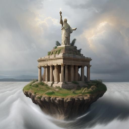 Moses Overlooking Jordan River in Renaissance Style