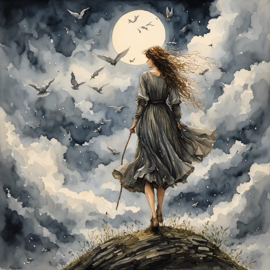 Melancholy Birds Sing in the Rain