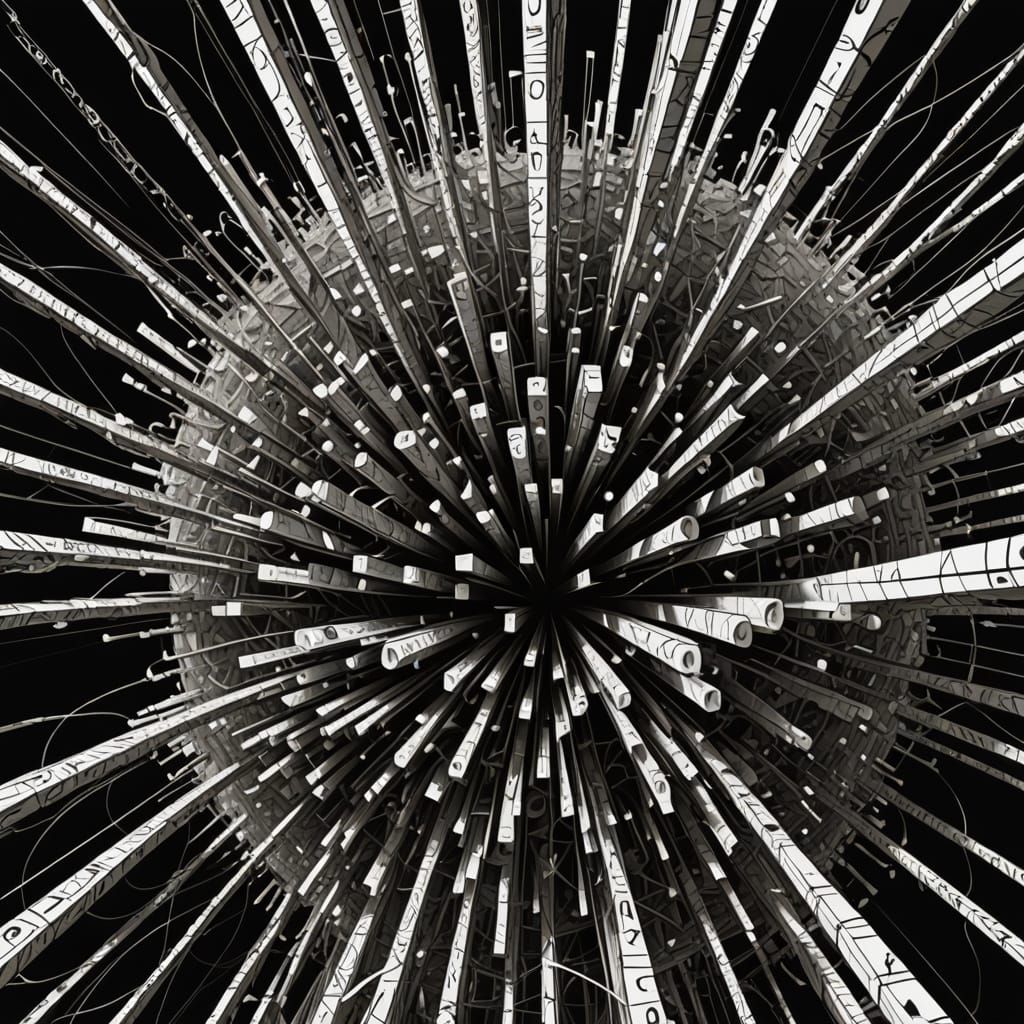 Lightning Rod Archive Interior in Abstract Style