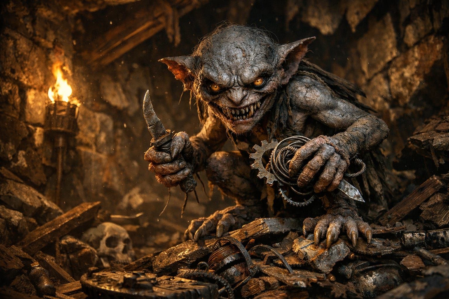 Jermlaine Creature in Collapsed Ruin