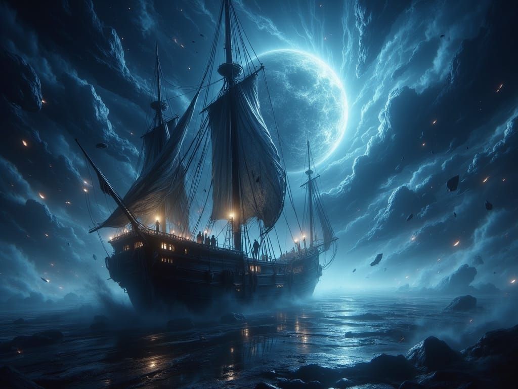 Spectral Galleon Sails Through Cosmic Dust