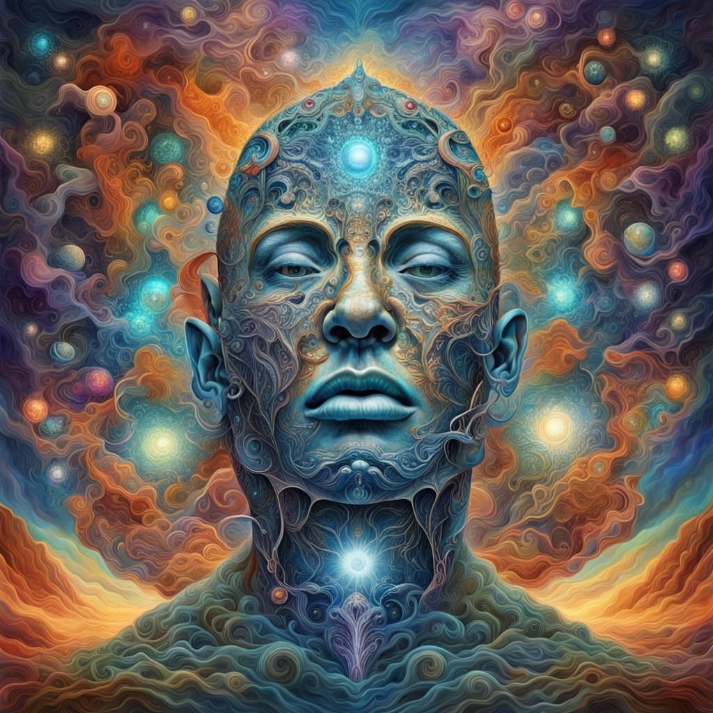 Infinite Consciousness: Warped Bio Art in 8K