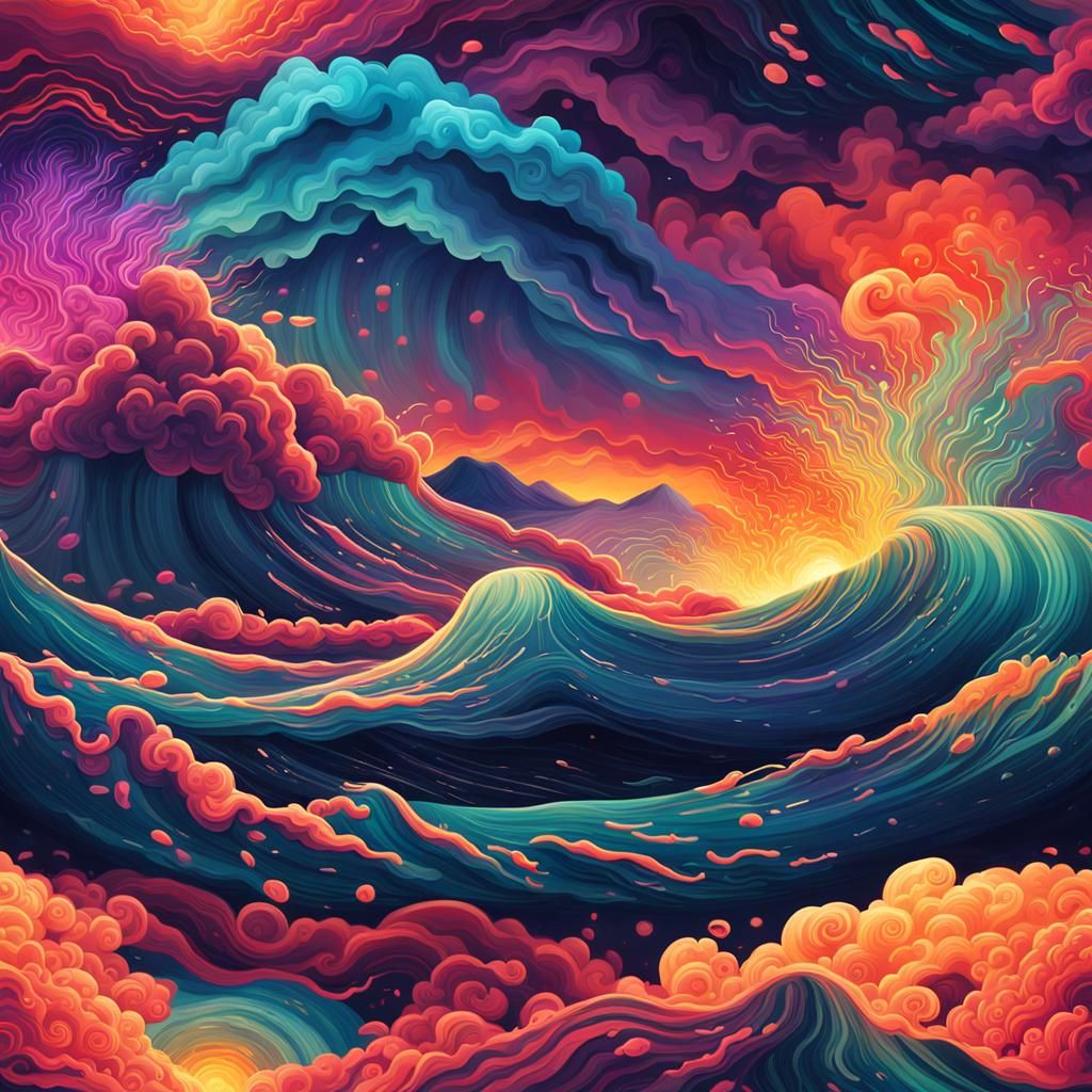 Psychedelic Natural Phenomena: Storms and Eruptions