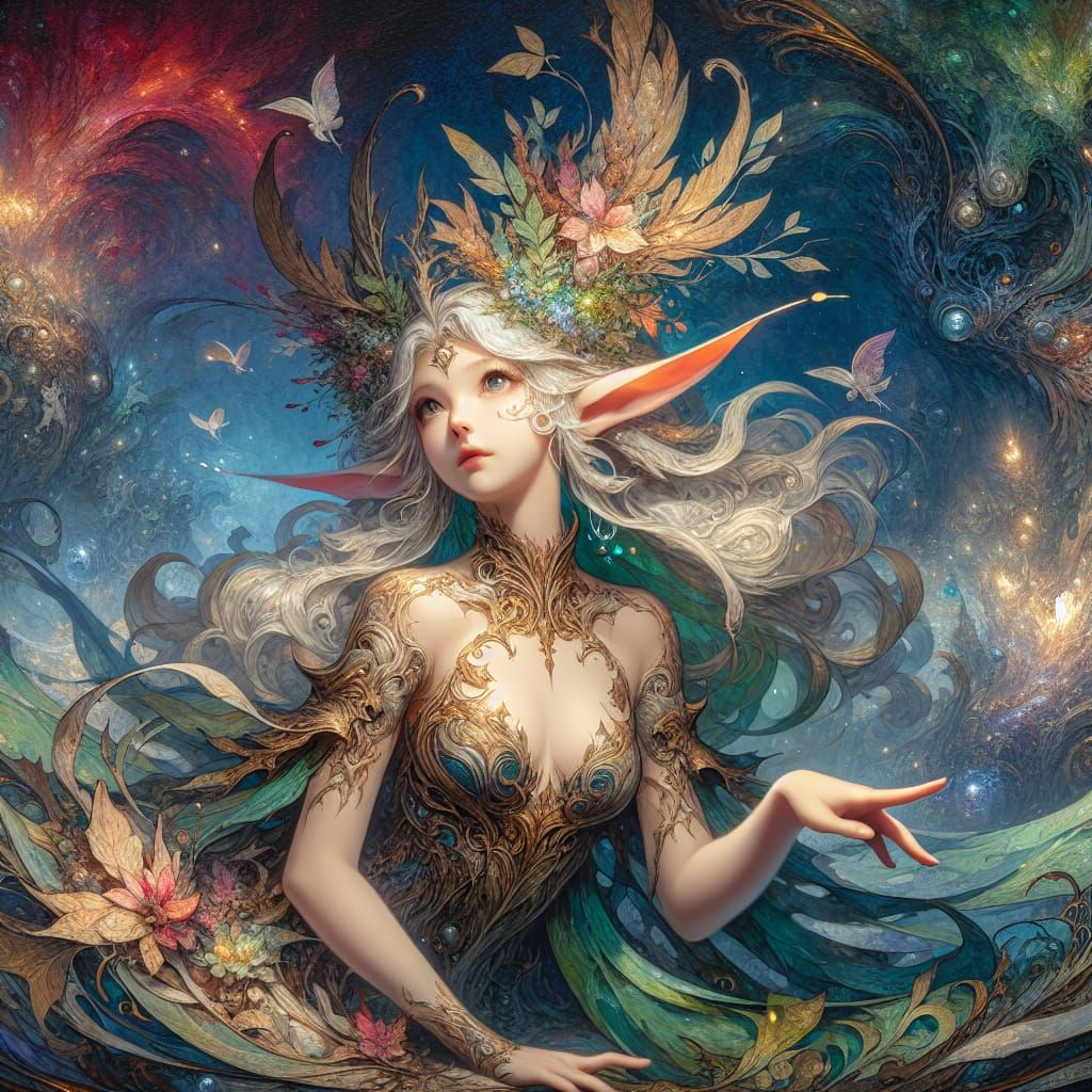 Rabbit Druid Concept Art in 8K Resolution