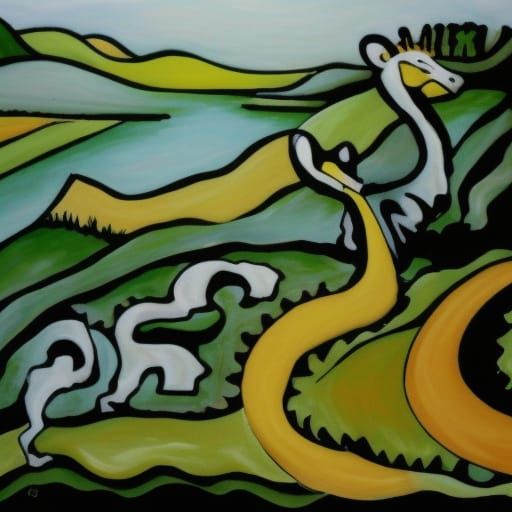 Sand Dragon in the Kingdom of Sand