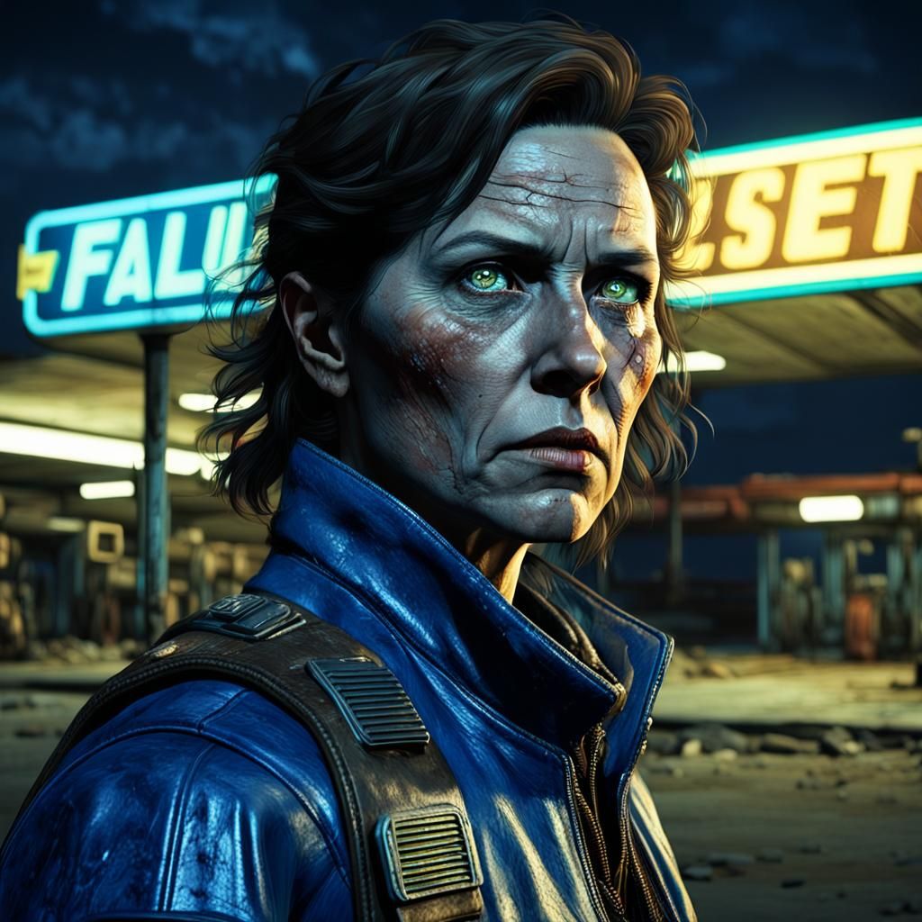 Fallout-Inspired Leader in a Ruined World