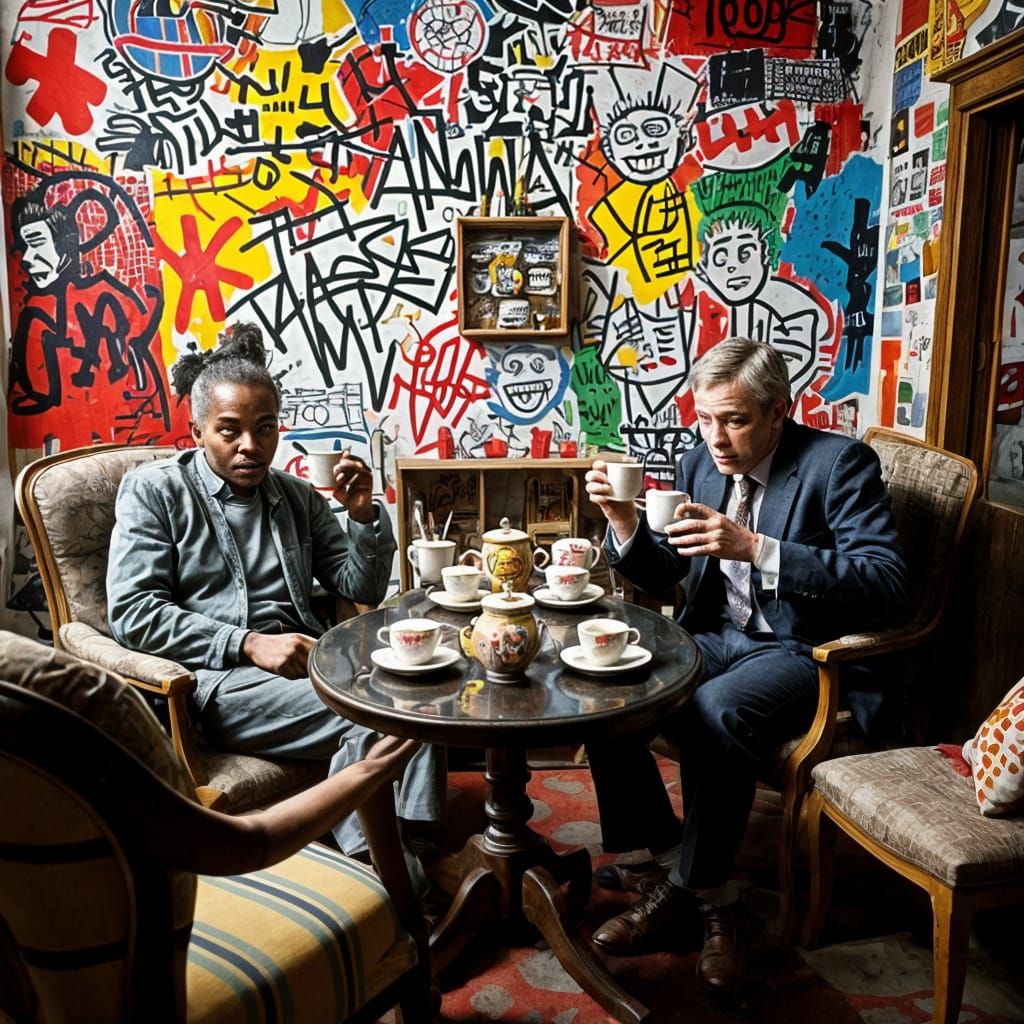 Neo-Expressionist Portraits of Legendary Artists in a Whimsi...