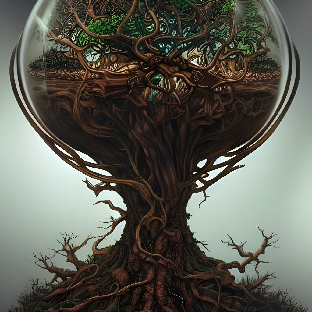 Yggdrasil in a Jar: Comic Book Art