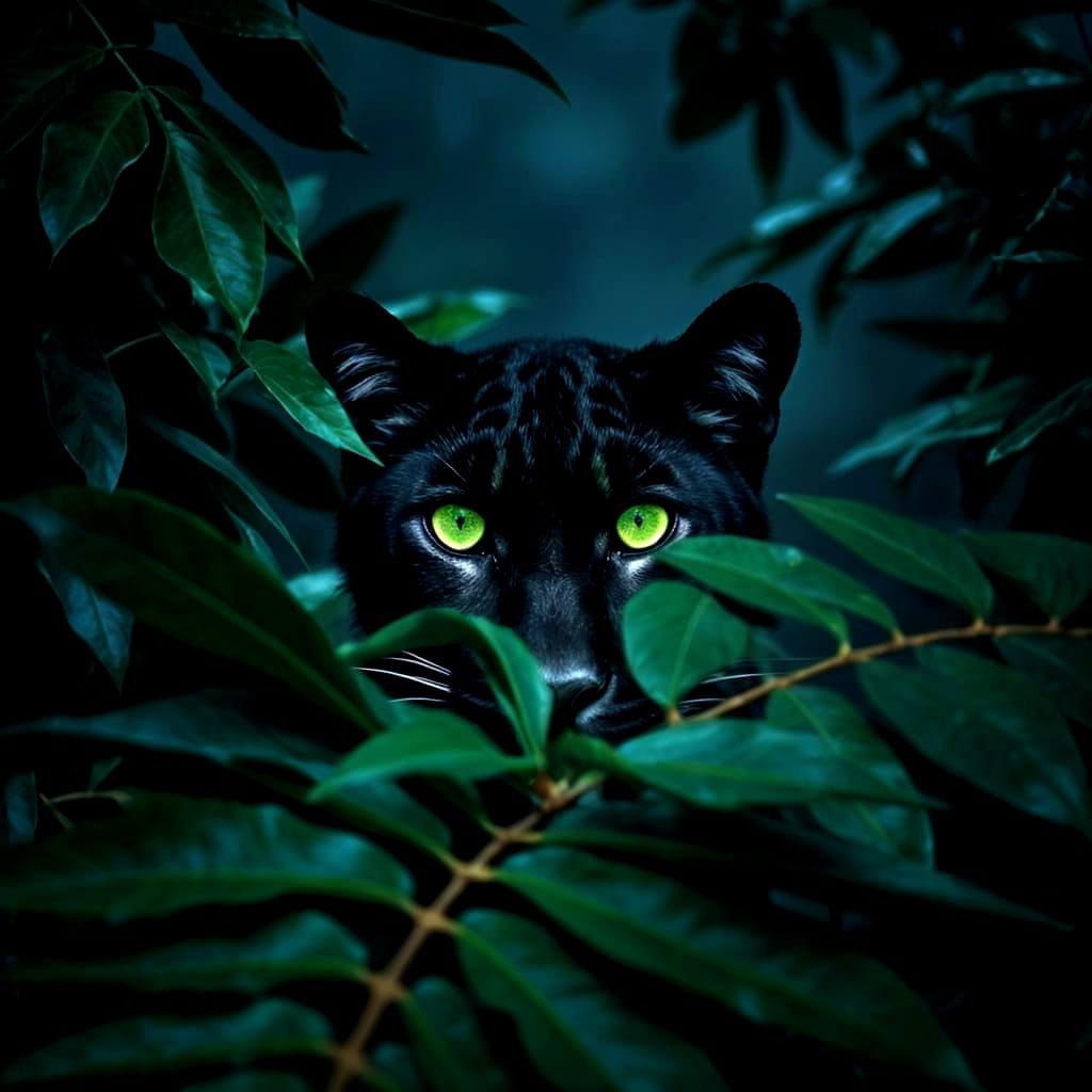 Midnight Hunter in the Jungle