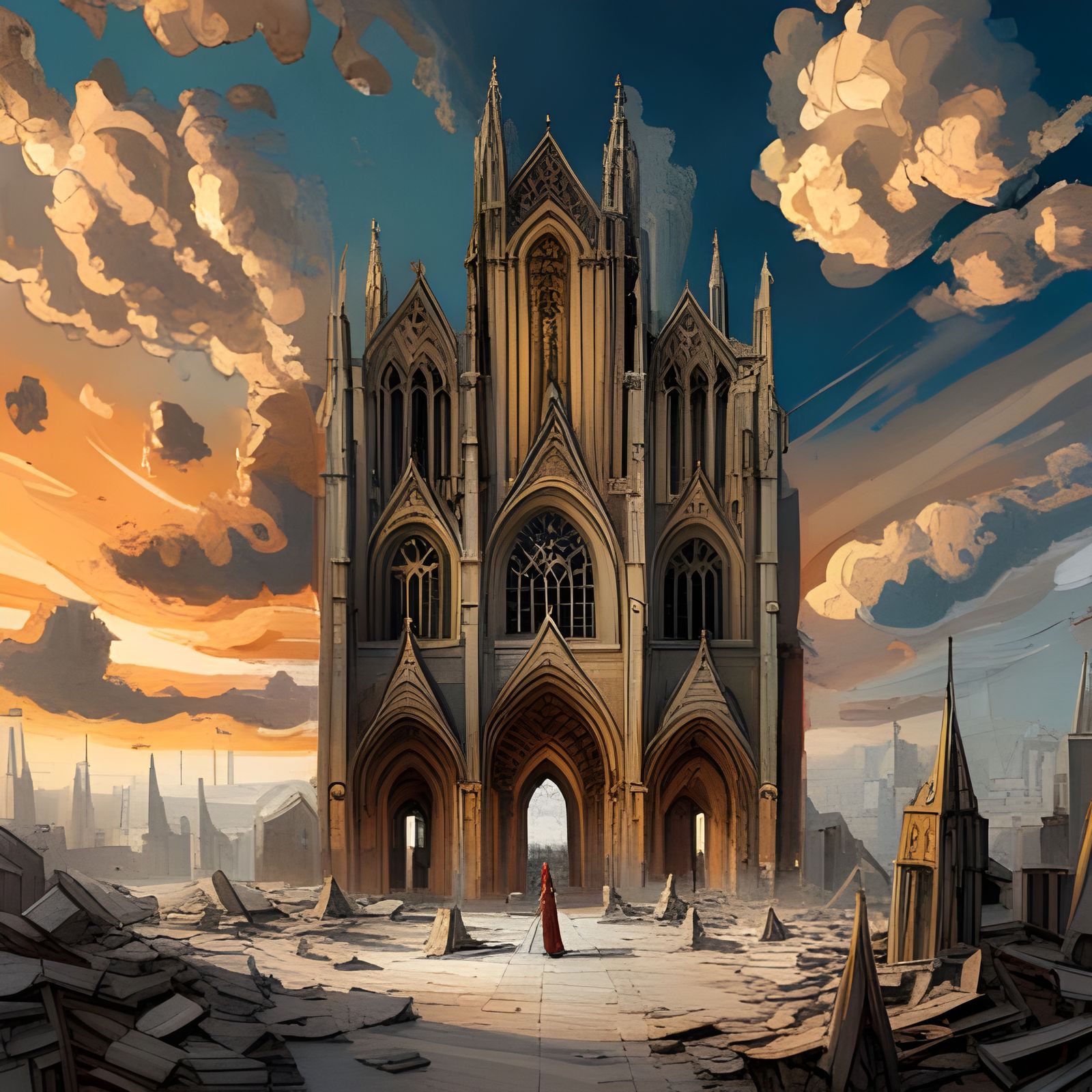 Cathedral Notre-Dame: A Hyperrealistic Masterpiece