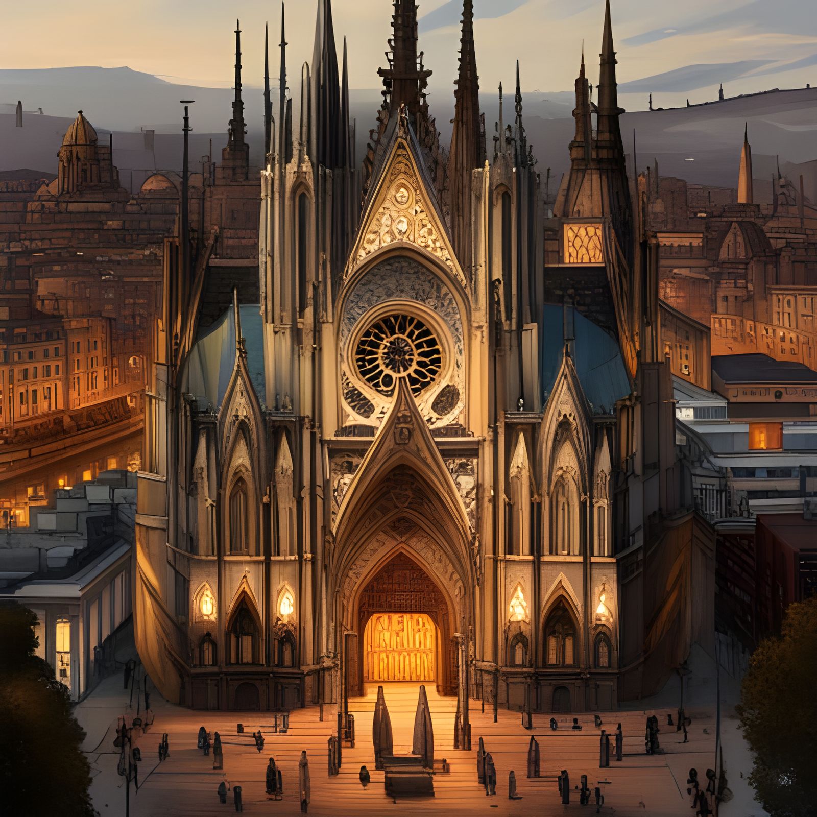 Cathedral Notre-Dame: A Hyperrealistic Masterpiece
