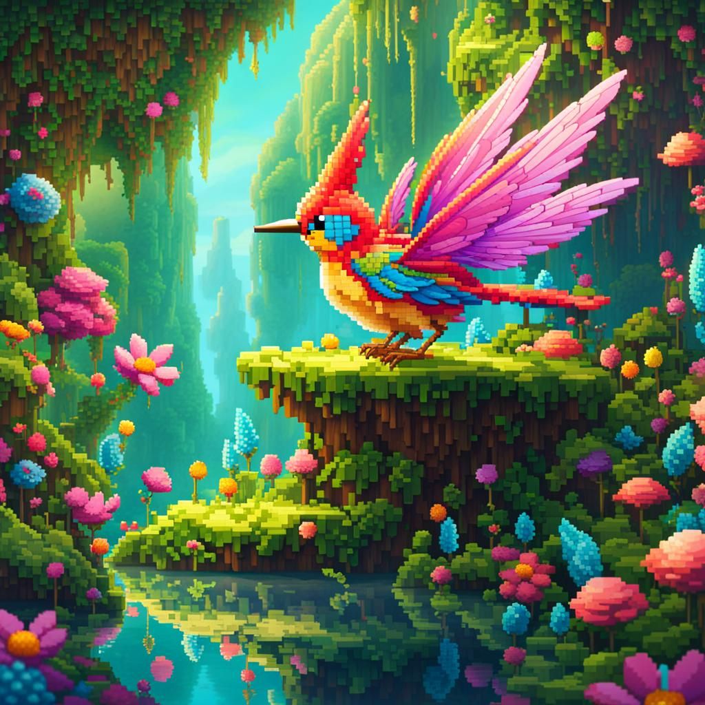 Pixel bird
