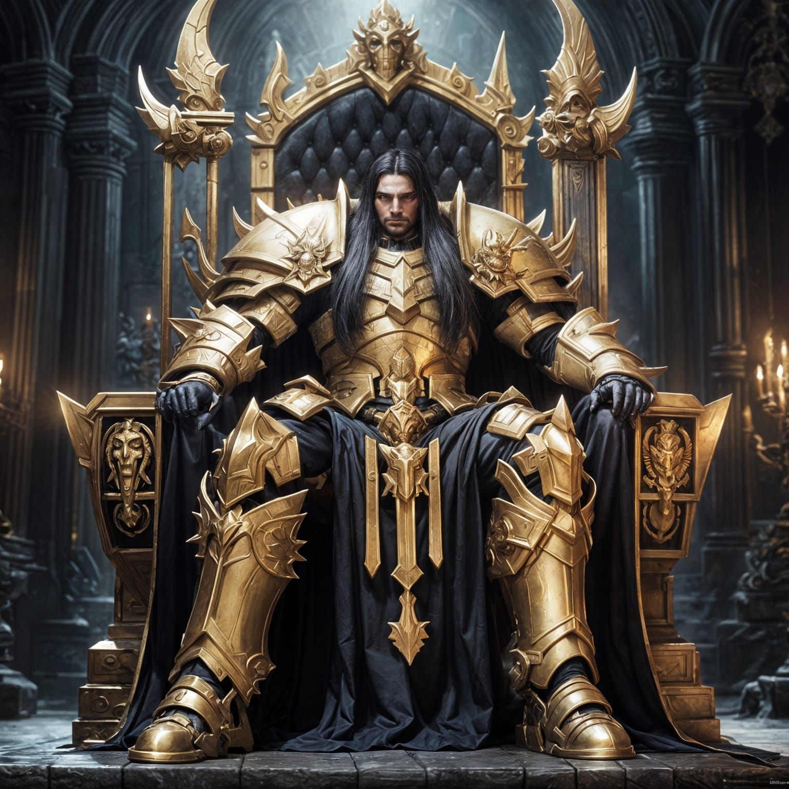 Emperor of Mankind: 3D Anime Art