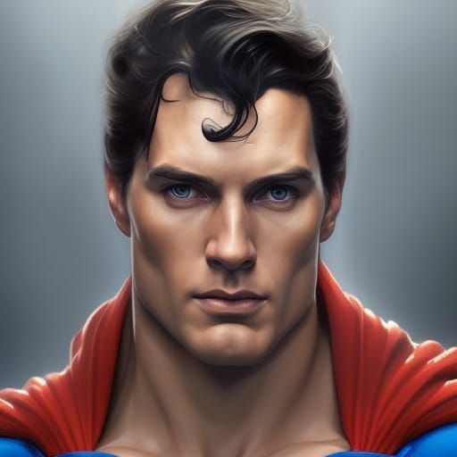 David Corenswet as Superman: Hyperdetailed Portrait