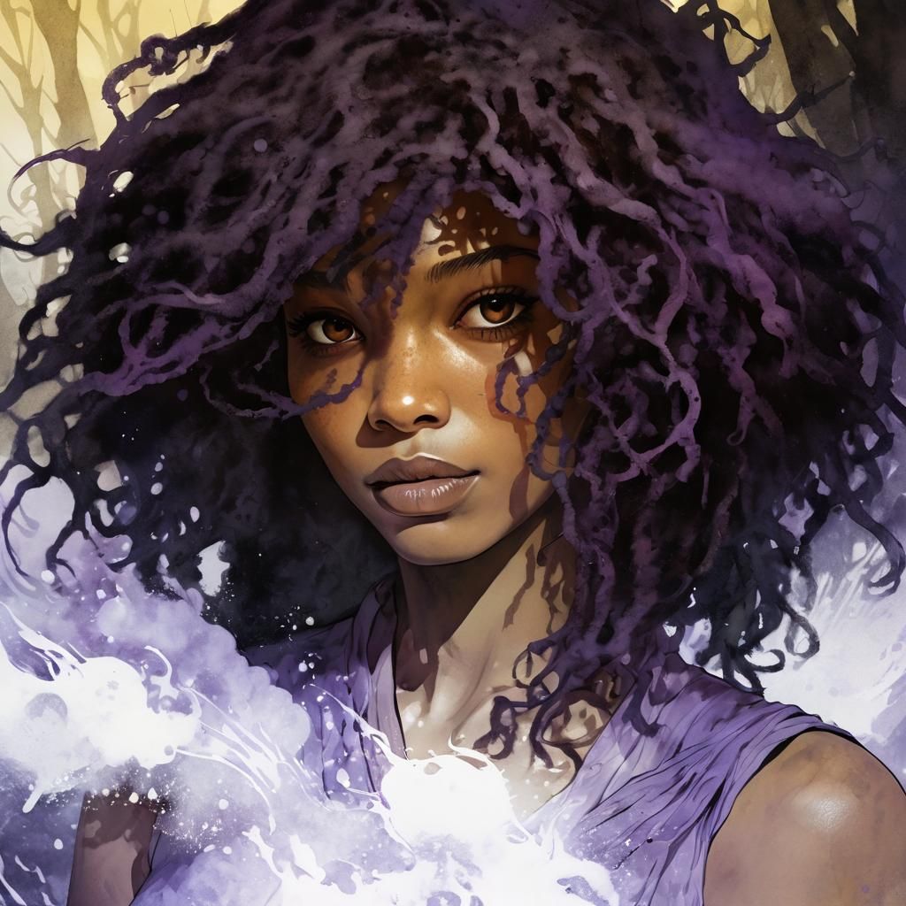 16k, colorful ink wash art style by sejic, wyeth, Liz Gael, ...