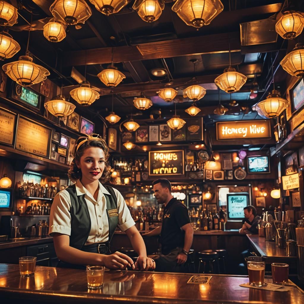 The Honey Hive: A 1950s Fantasy Dive Bar