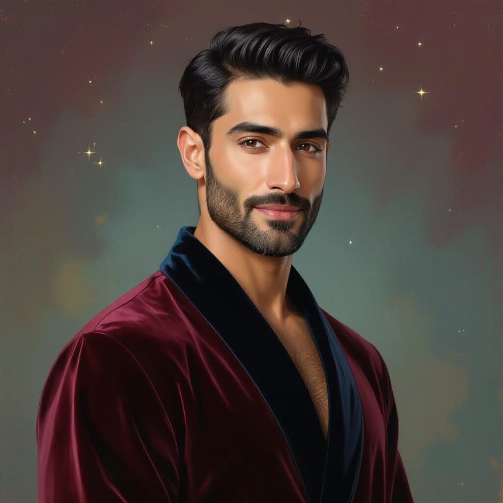 Handsome Man in Celestial Fantasy World