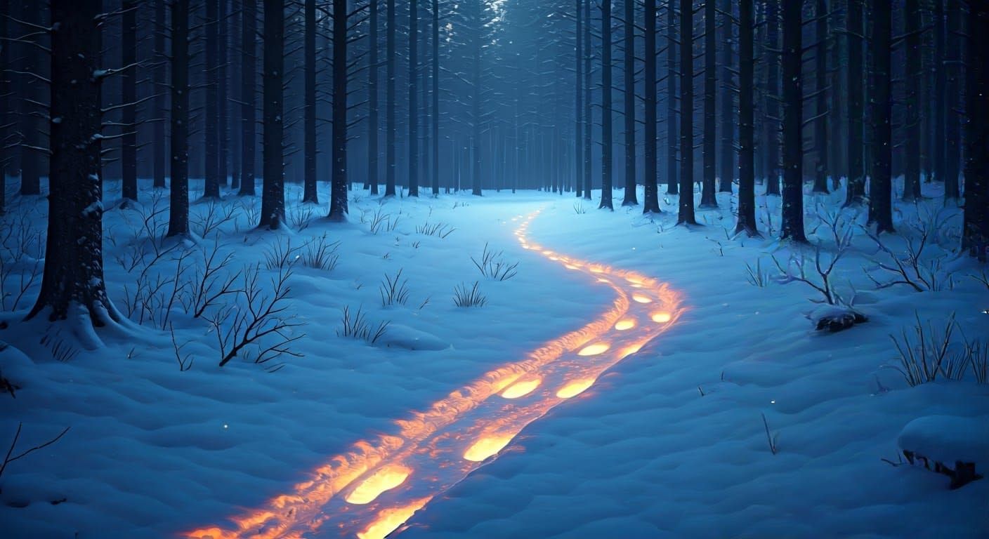 Winter Wonderland in Snow-Covered Forest, Good King Wencesla...