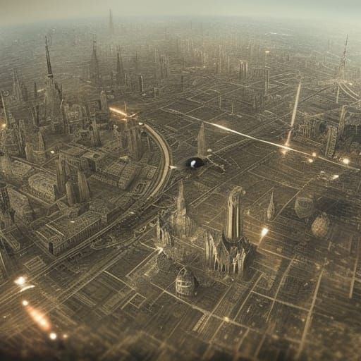 Bombers Over Berlin: Epic Cinematic Digital Painting