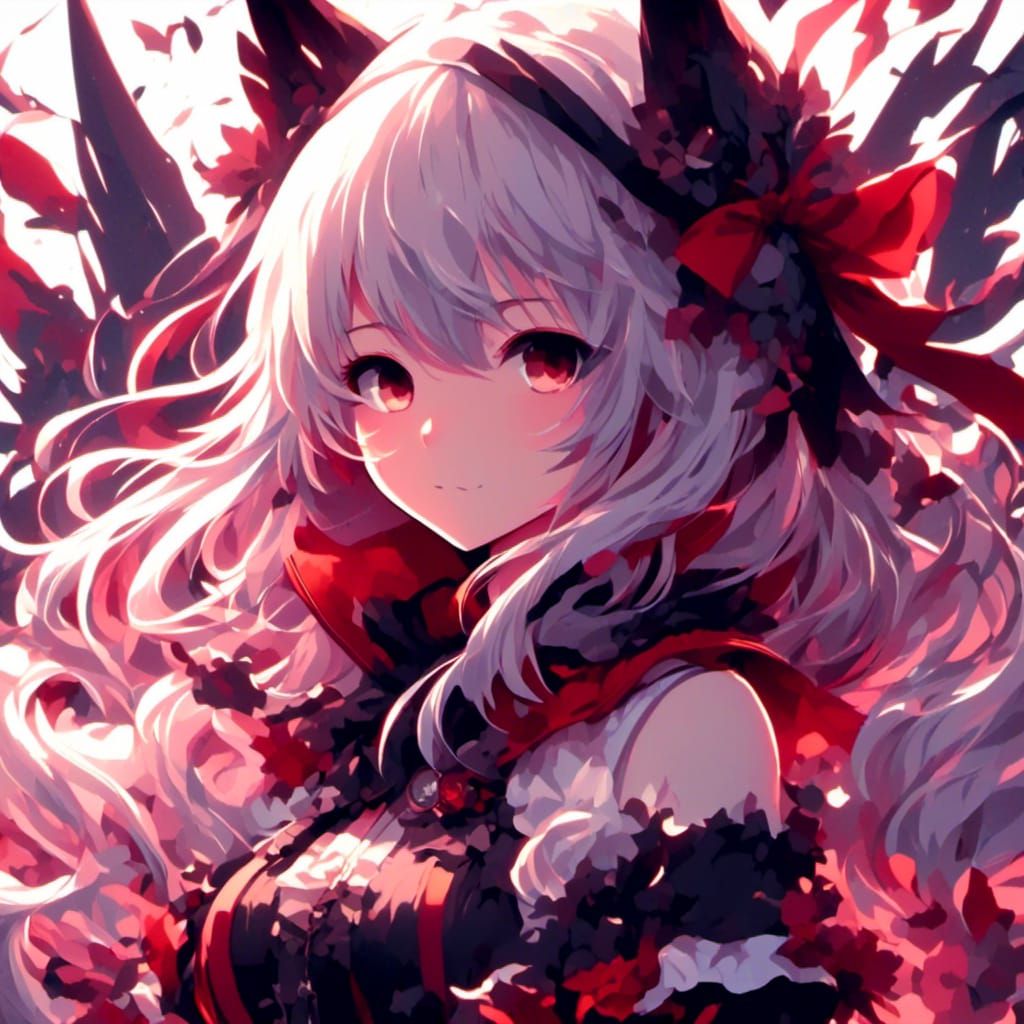 Anime Blood Neko Girl in Borderlands Style