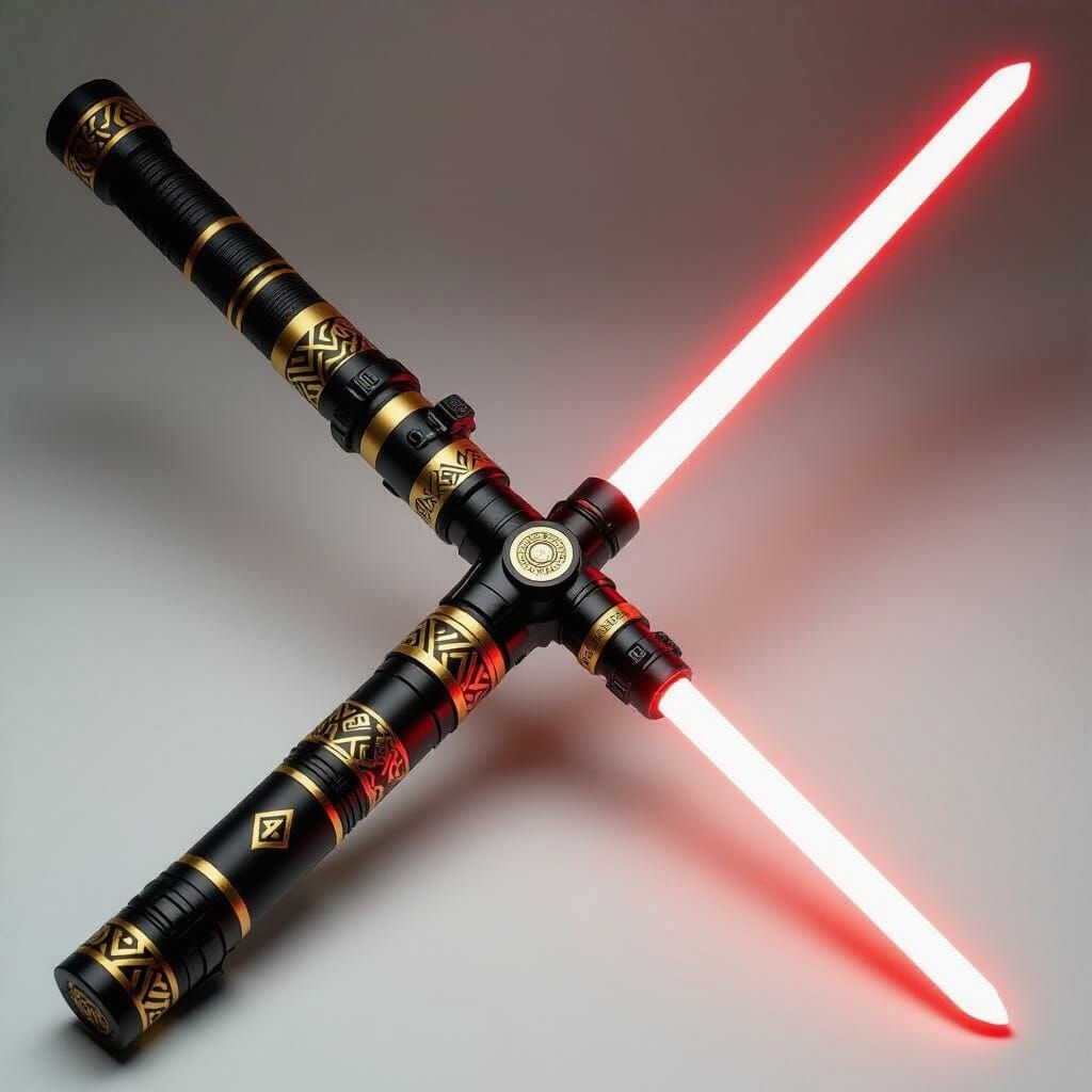 The Crimson Shadow's Lightsaber: Sith Etched Hilt