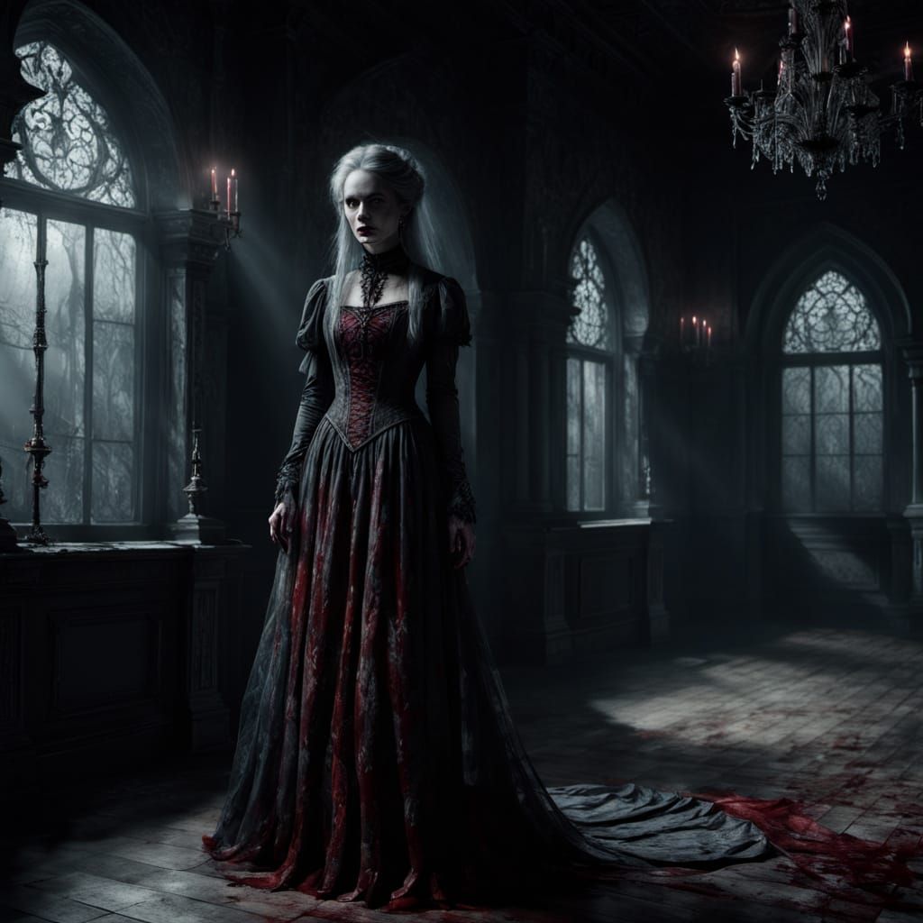 Spectral Beauty in Dark Gothic Horror