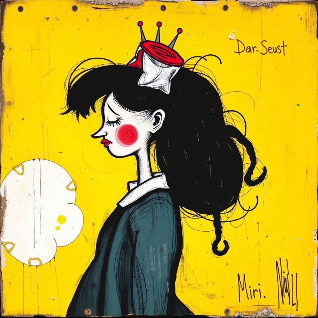 Dorothy Gale in Surrealist Pop Art Style