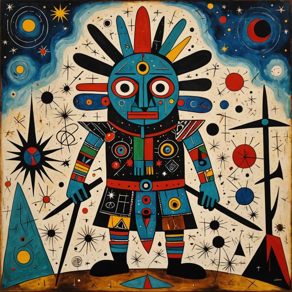Malevolent Aztec Galaxy Kachina Warrior
