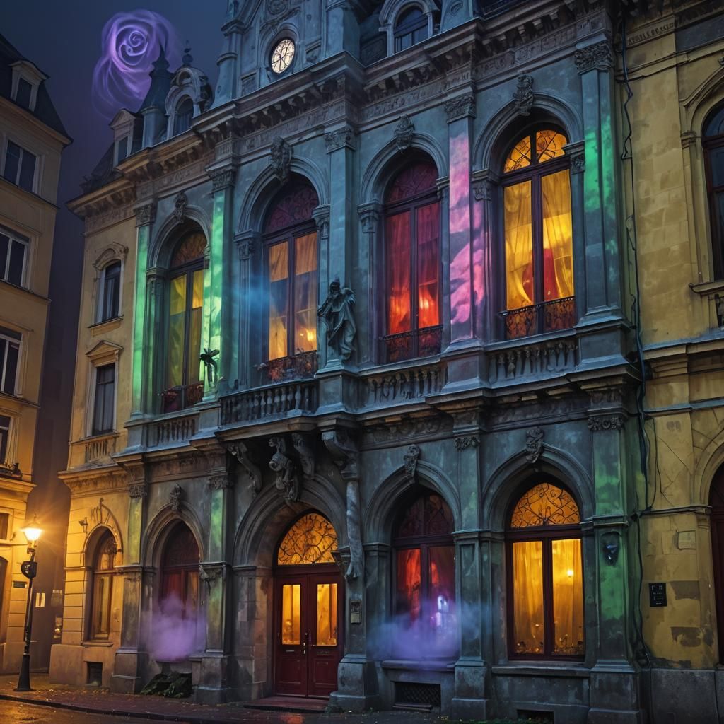 Haunted House with Eerie Ghosts in Budapest