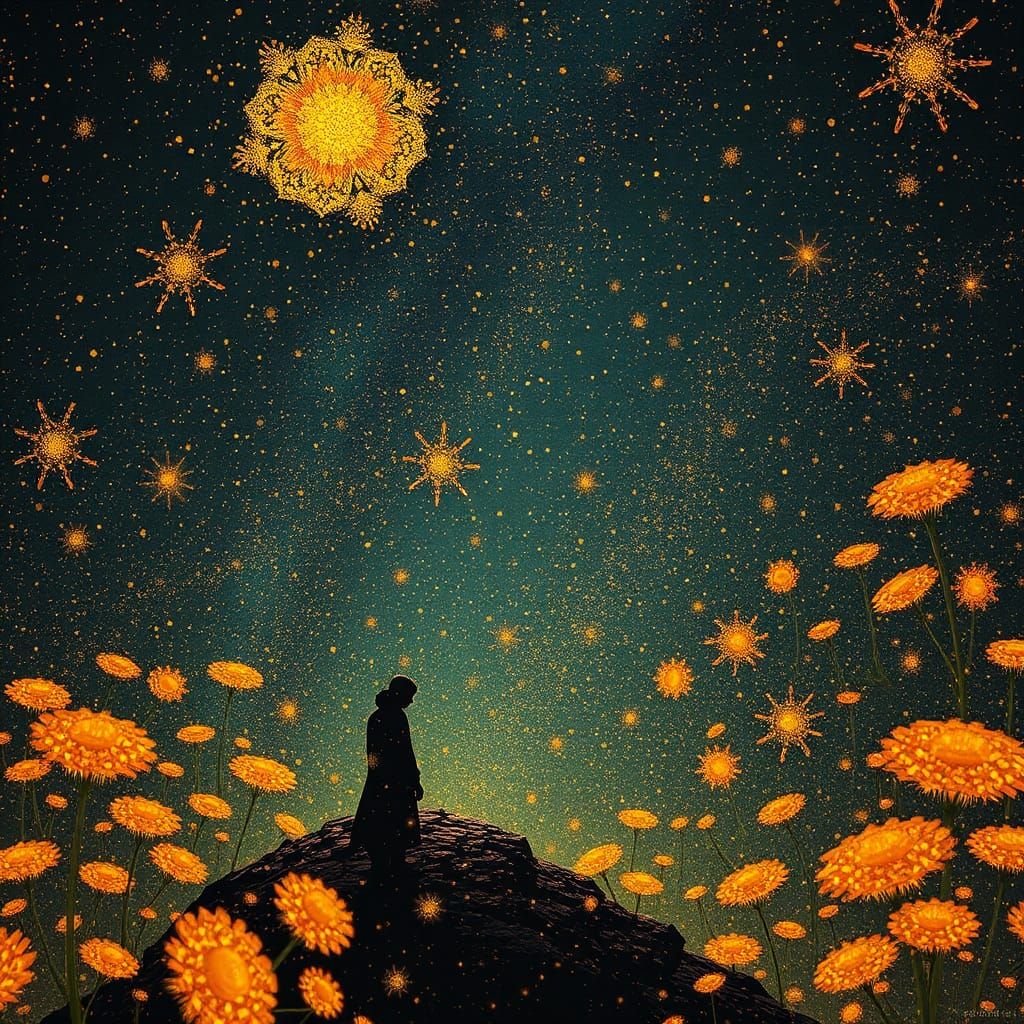 Evoking Happiness: A Blend of Photographic and Pointillist A...