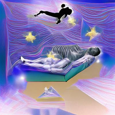 Ethereal Astral Projection in Starry Space
