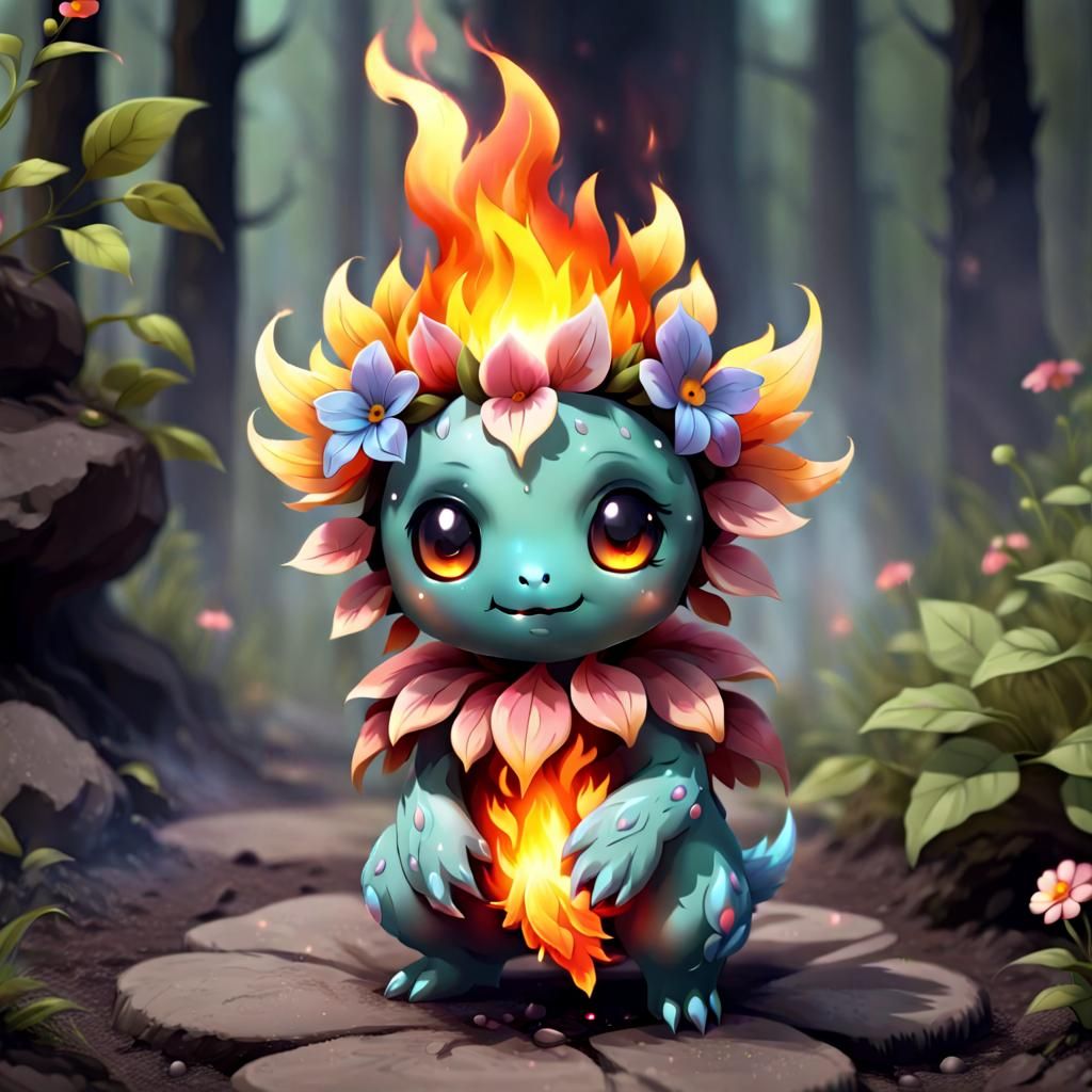 Floral Ember Spirit