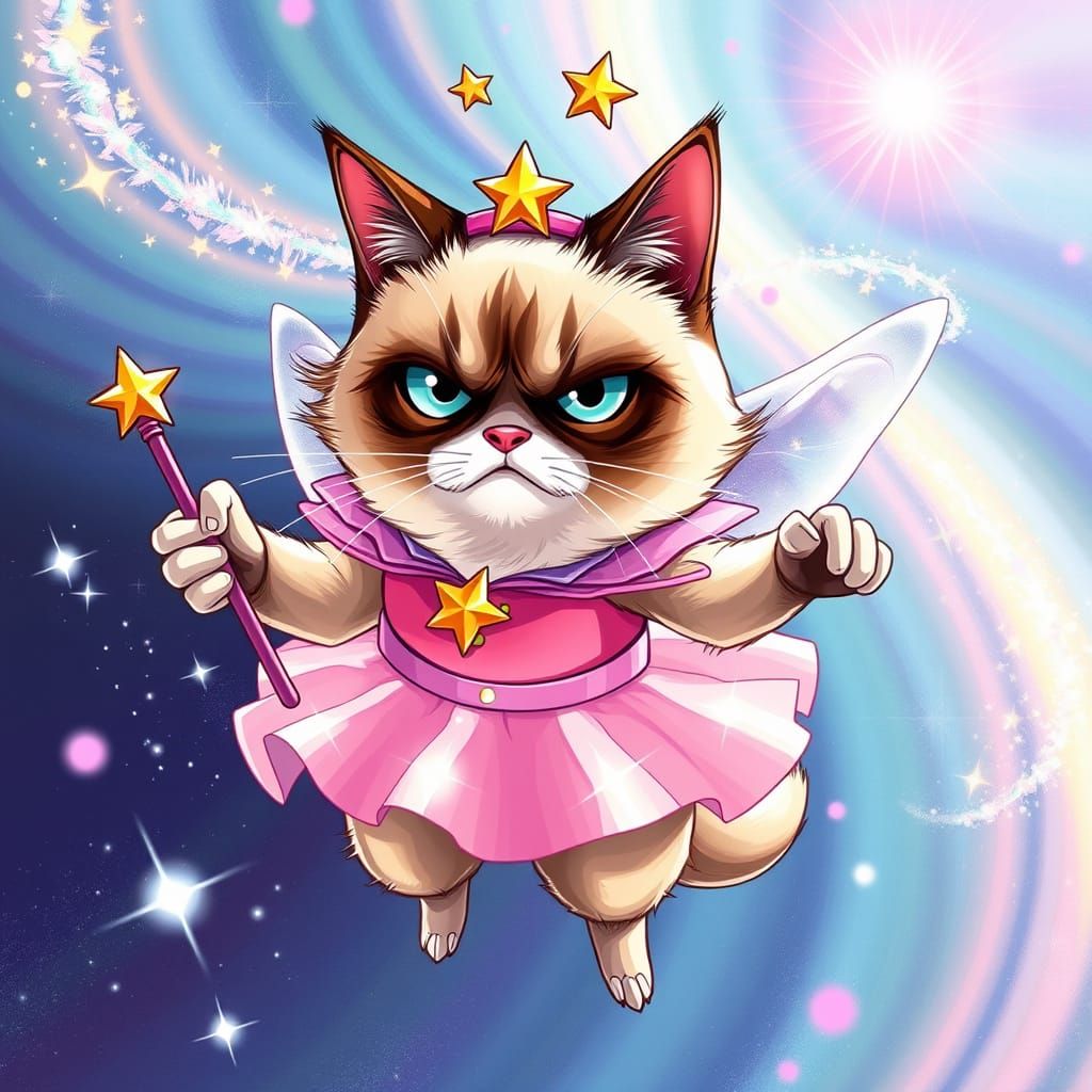 Magical Heroine in 90s Anime Style