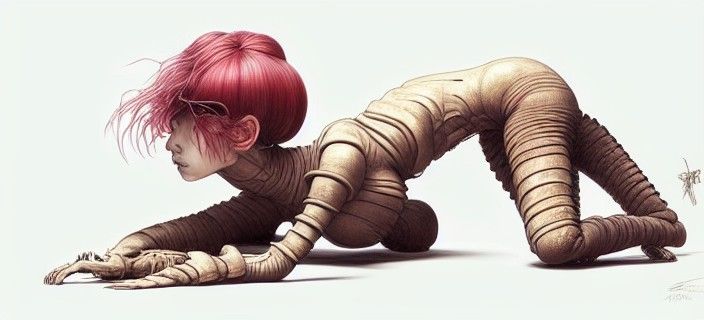 Alice with Car Engine: Hyperdetailed Hard Surface Modeling