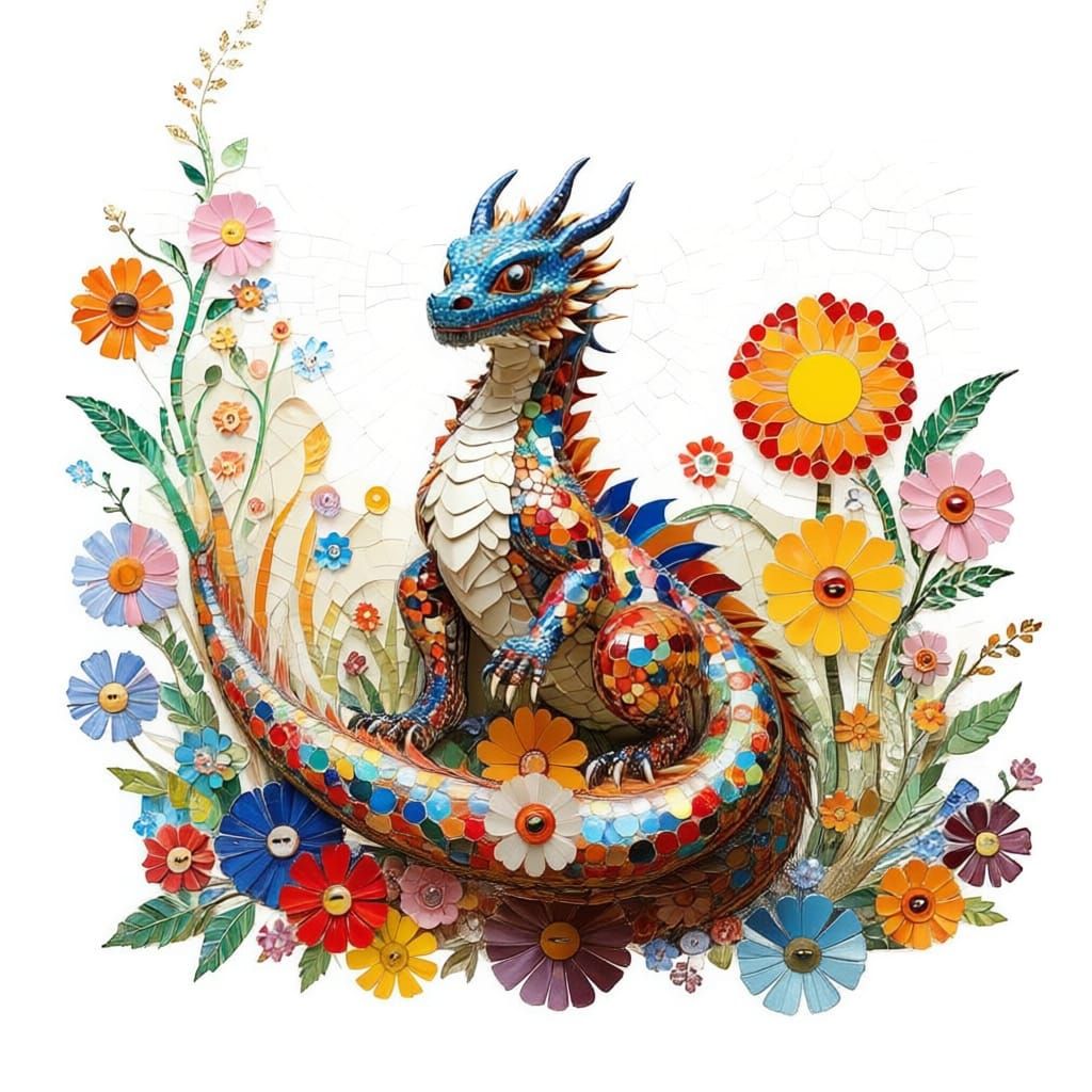 Dragon Tail Proportion Correction in Minimalist Style