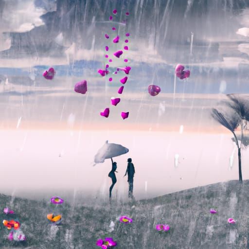 Love is in the rain