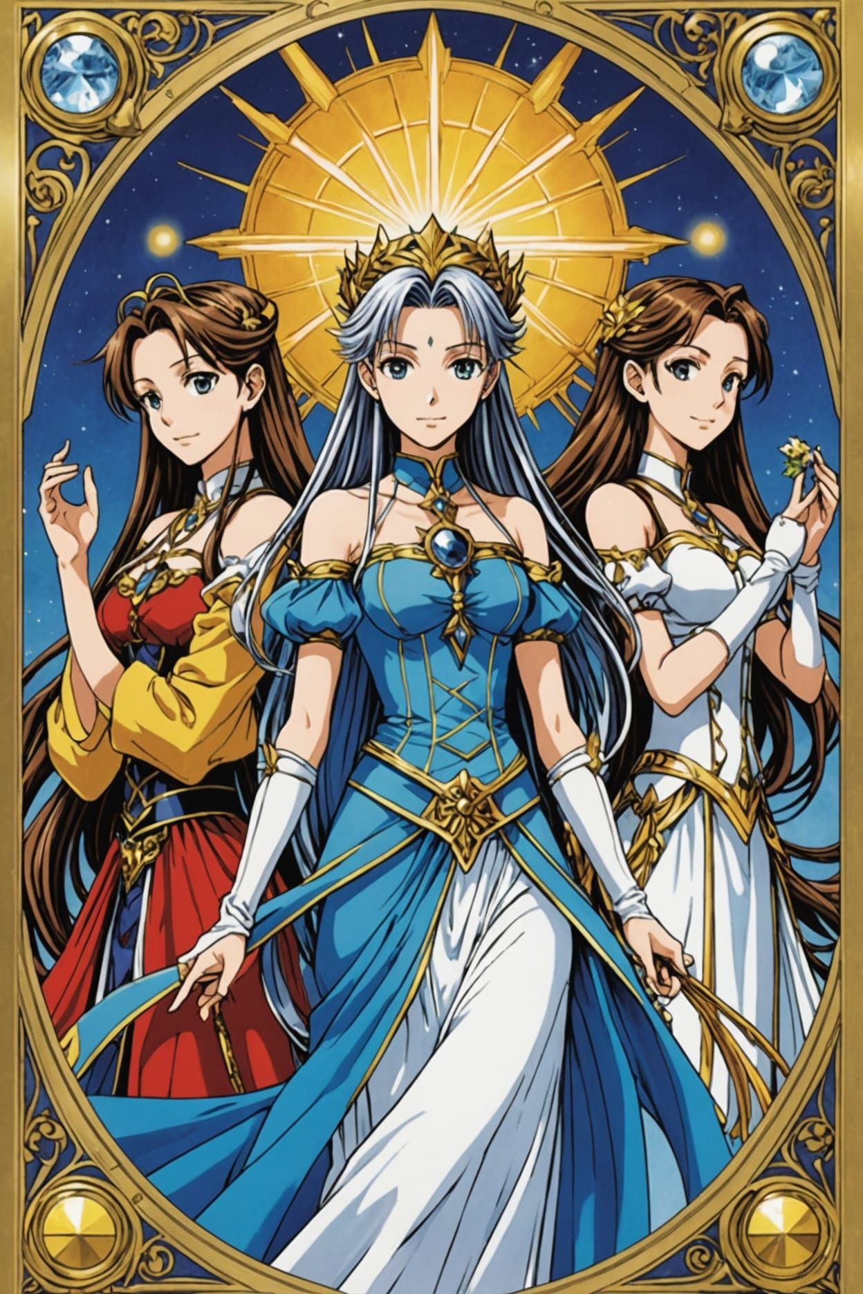 Oh! My Goddess! Anime Tarot Card