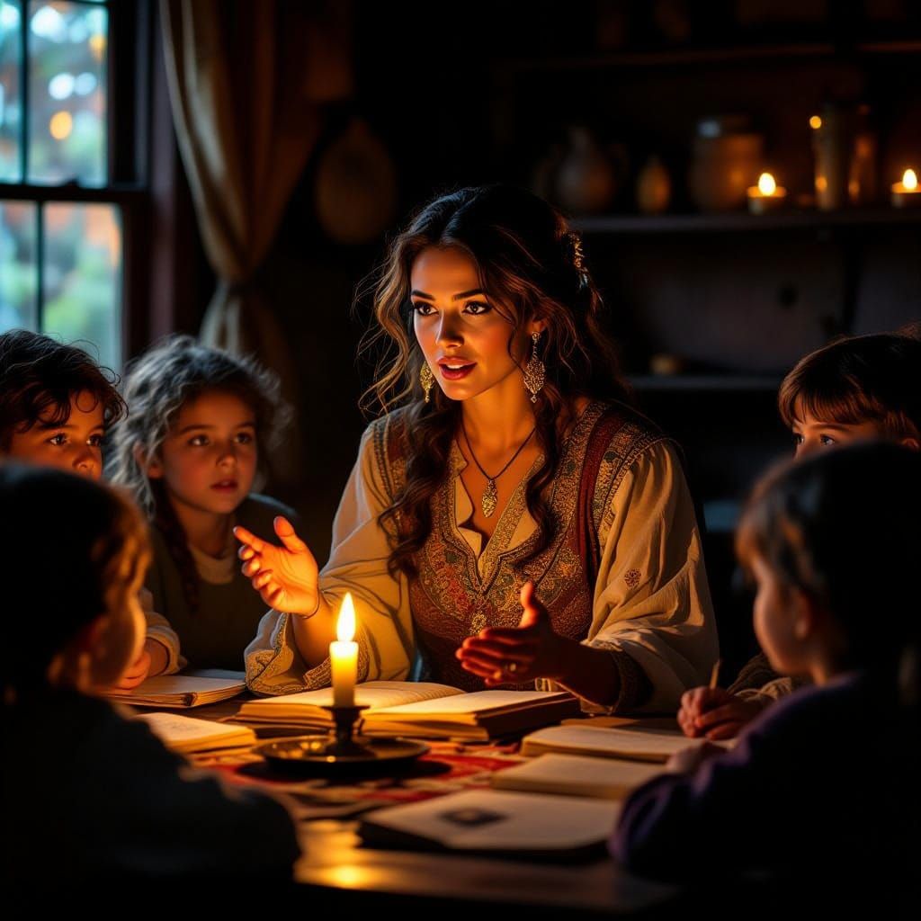 Zoya's Passionate Candlelit Class Inspires Young Minds