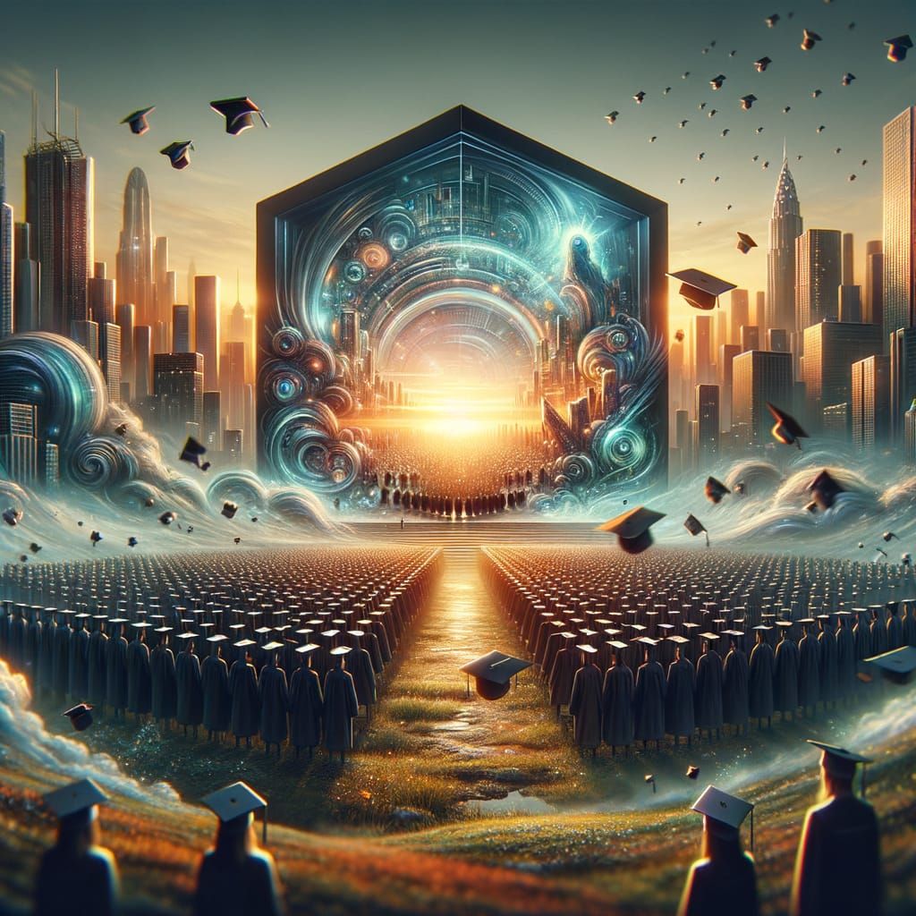 Vibrant HDR Graduation Banner 2025