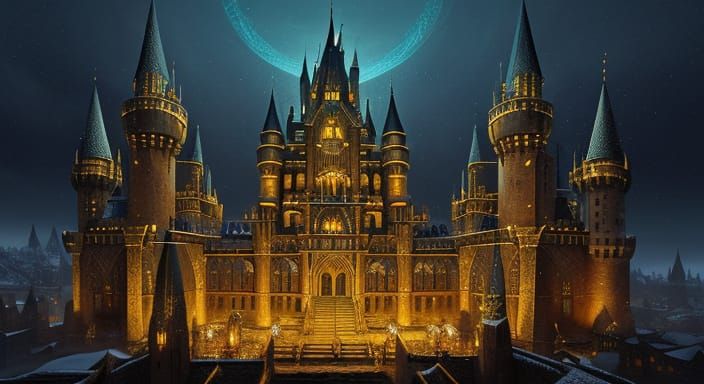 Enchanted Castle Emerges from Ancient Tome