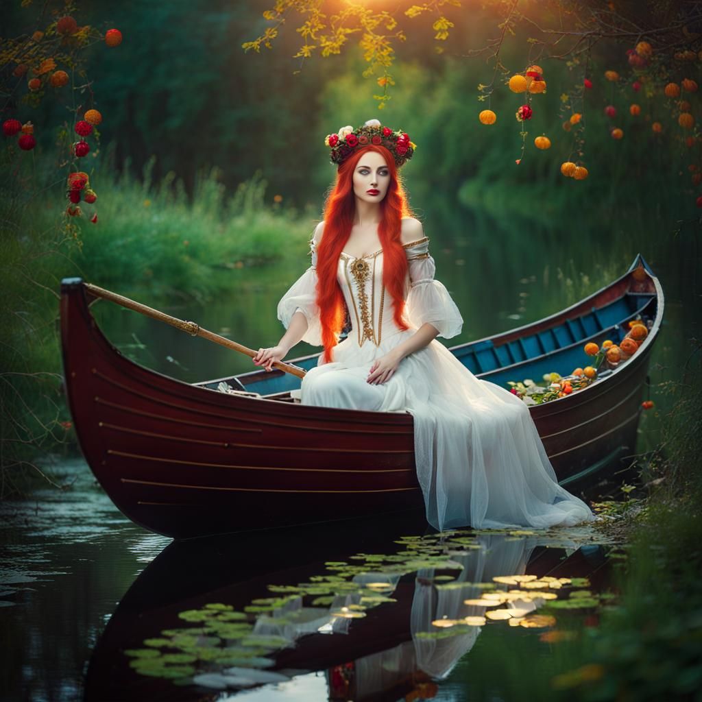 The Lady of Shalott: Fine Art Photography Portrait